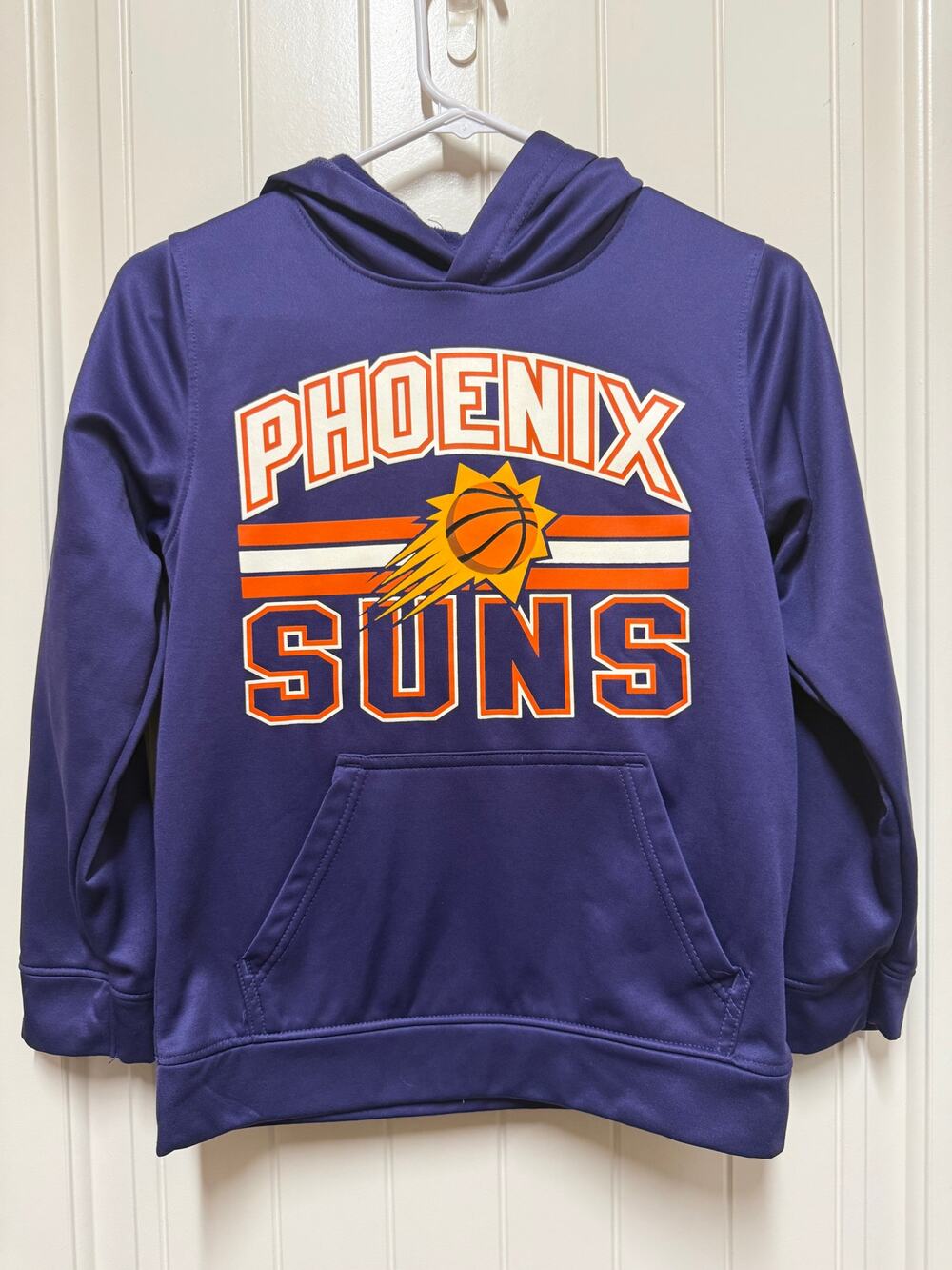 Youth Phoenix Suns NBA Purple hoodie no tag but measures as a Medium 10-12